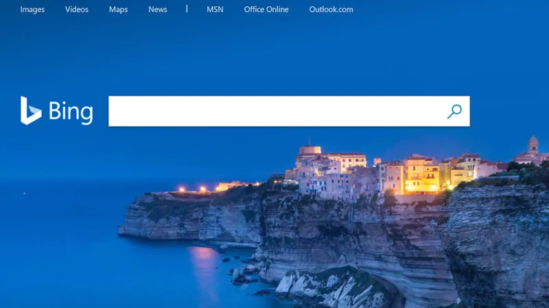 网站封面用的居然是必应每日一图